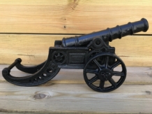 Cannon - Decorative - Cast iron - Black